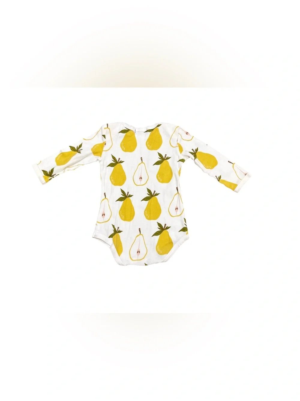 Milkbarn Pear Fruit Long and Short Sleeve Bodysuits NWOT Baby Size 6-12 Months